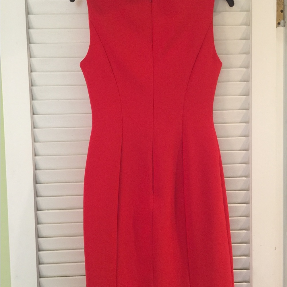 Red TopShop dress nwot, size 4 - Picture 4 of 7